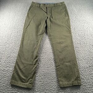 Gustin Japan Chinos Mens 32 Slim Washed Olive Green Premium Japanese Twill #4